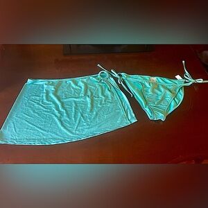 3/$20. “JESSICA SIMPSON” SWIM SET. SARONG & MATCHING BOTTOMS.